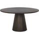 Elina 54 X 29.5 inch Brown Oak Dining Table